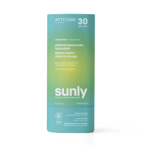 Attitude - Attitude Sunly Face Stick Unscented SPF30