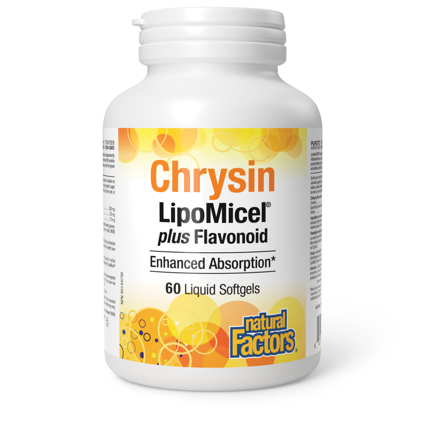 Natural Factors - Chrysin LipoMicel Plus Flavonoids