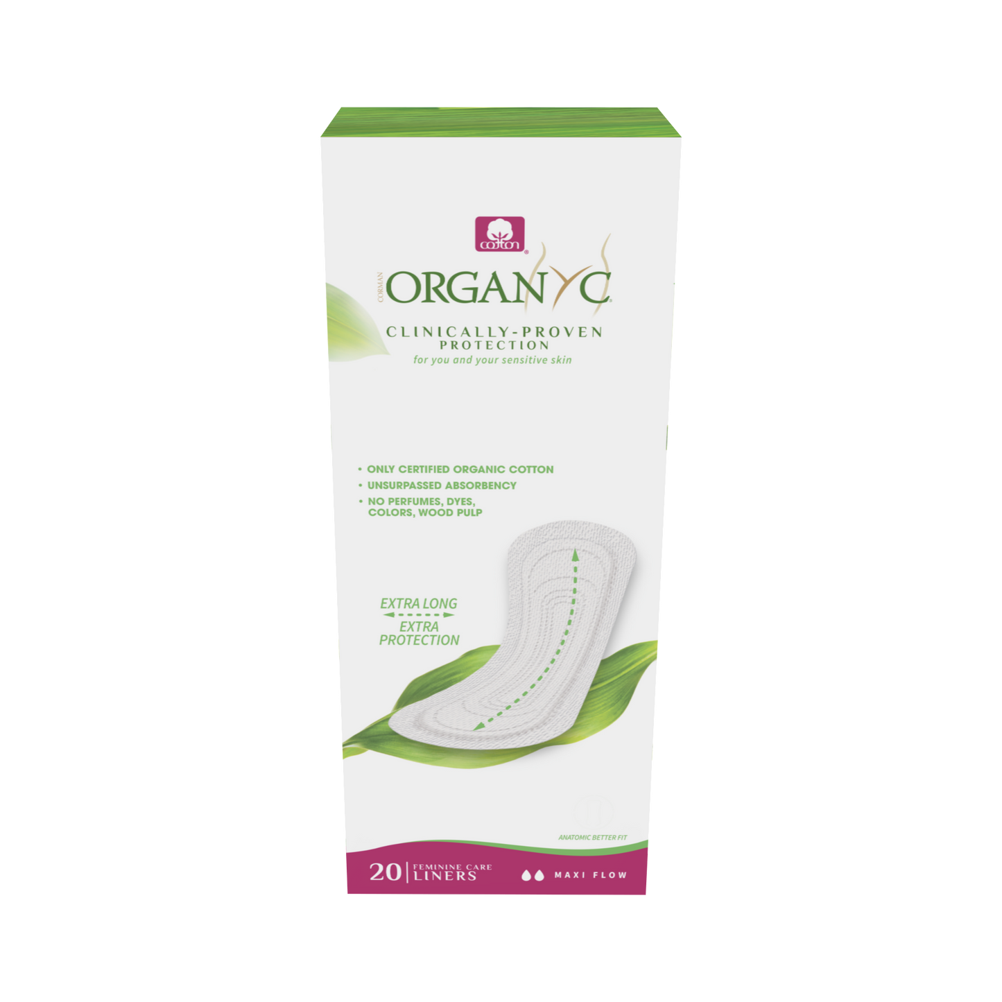 Organyc - Organic Cotton Extra Long Panty Liner
