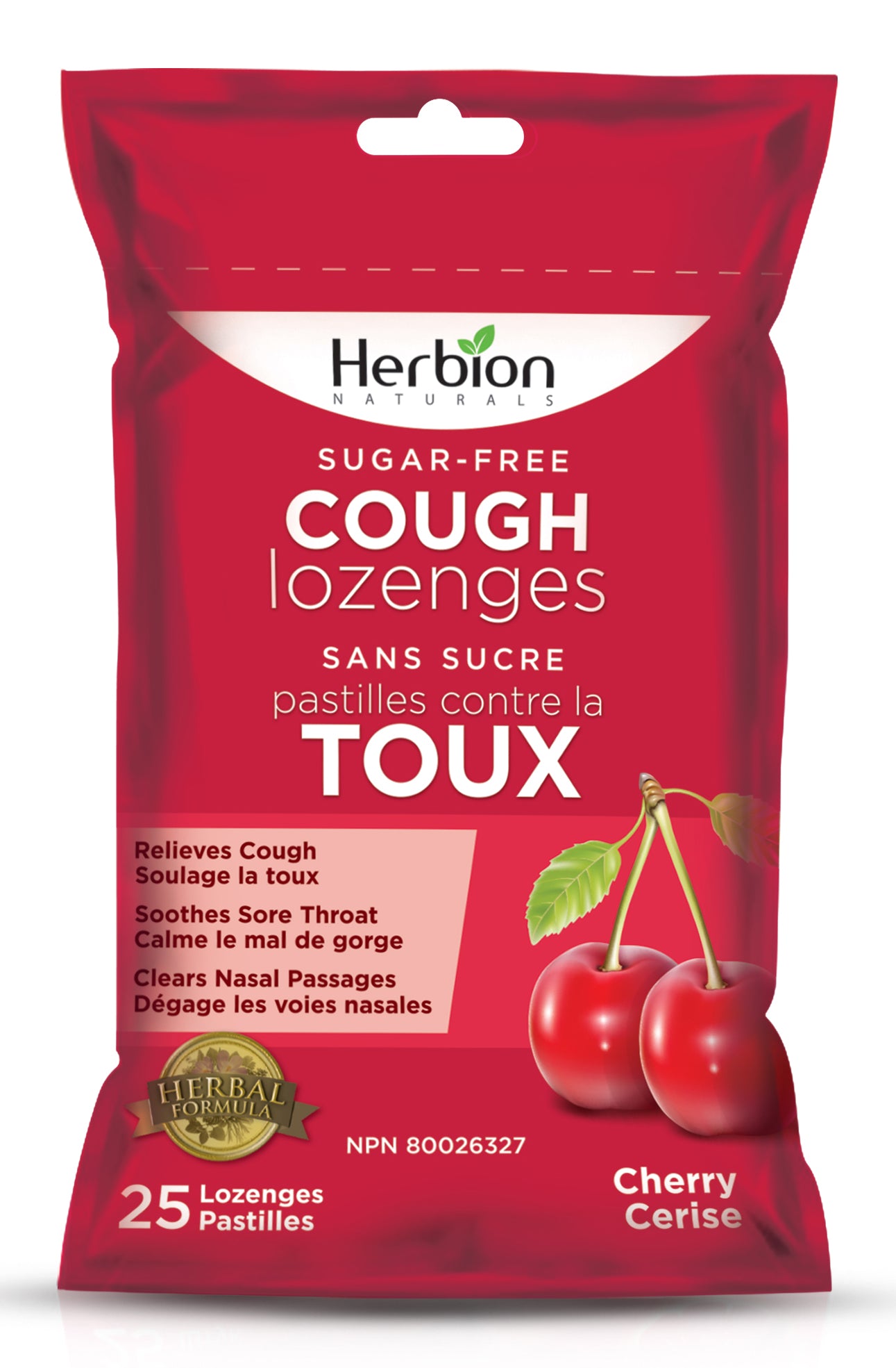 Herbion - Sugar Free Cough Lozenges Cherry