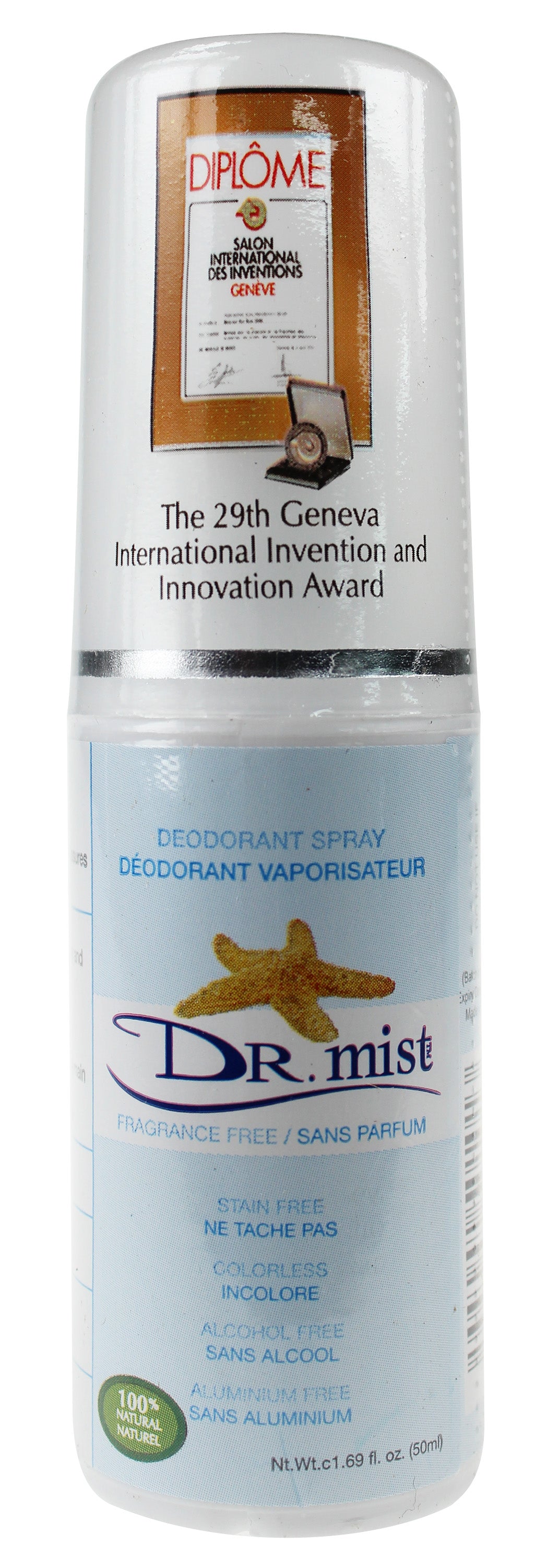 Dr. Mist - Deodorant Spray Fragrance Free