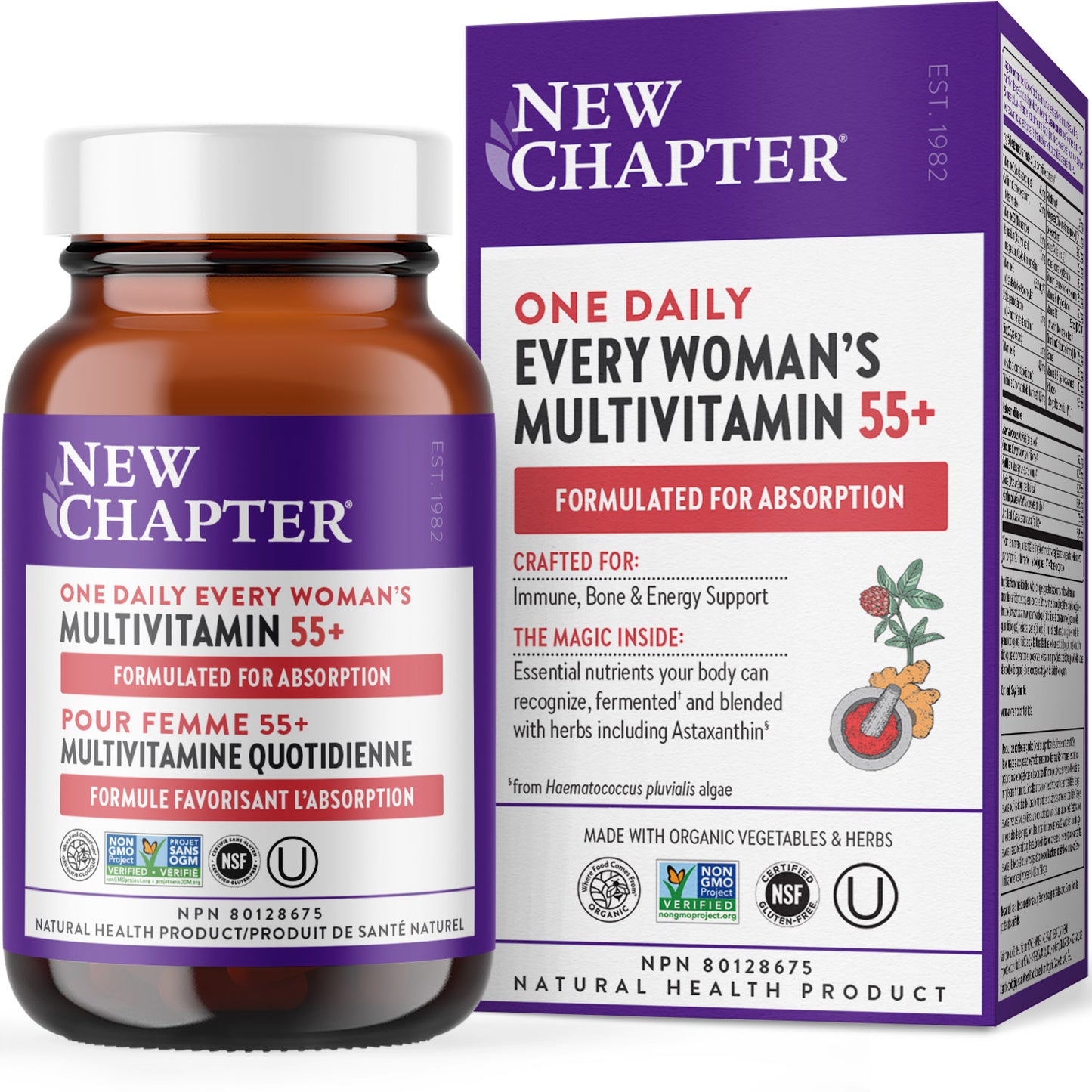 New Chapter - One Daily Every Woman's Mulitvitamin 55+
