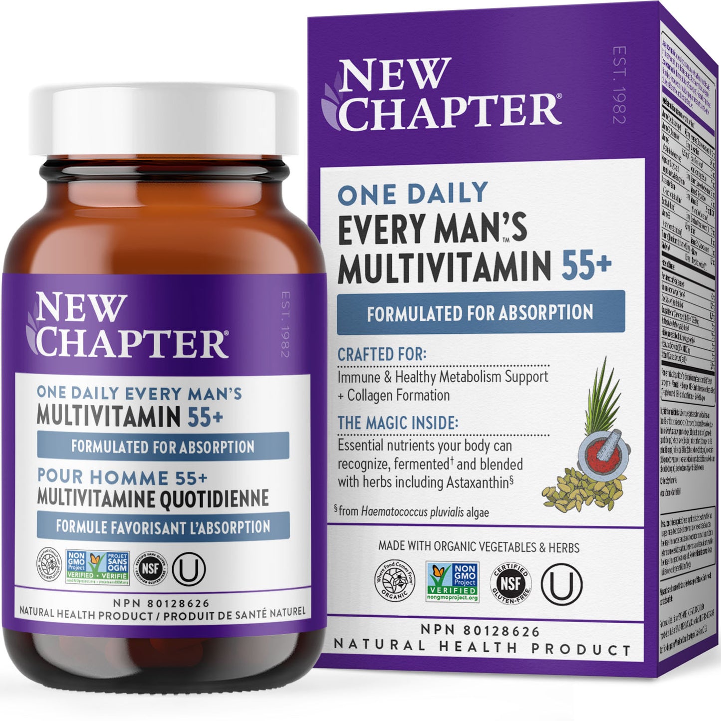New Chapter - One Daily Every Man's Multivitamin 55+