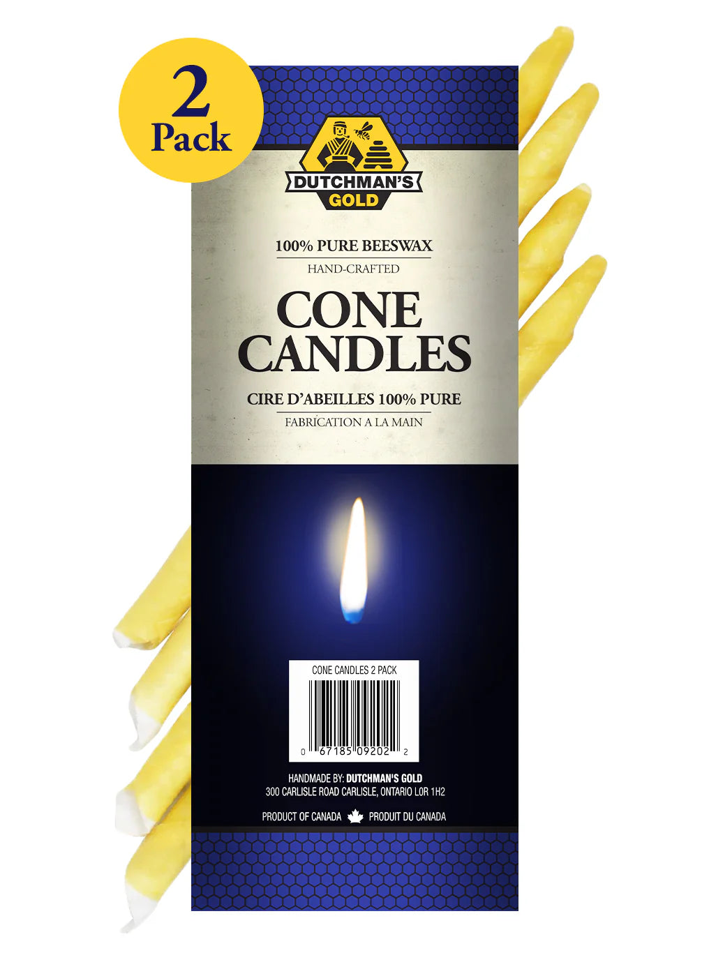 Dutchman's - Gold Cone Candles
