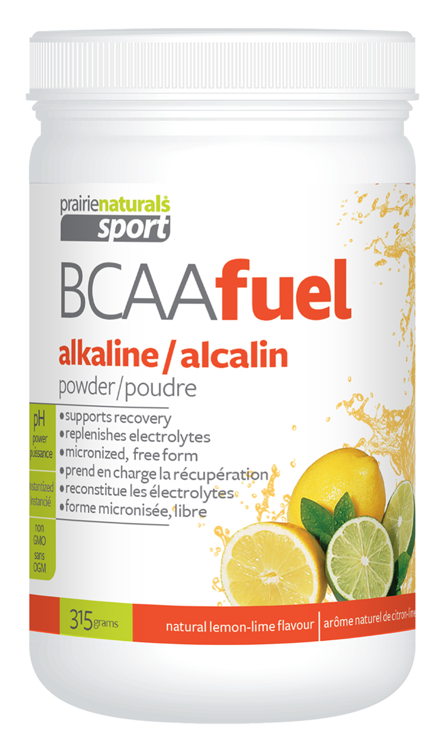 Prairie Naturals Sport - BCAA Fuel - Natural Lemon-Lime Flavour