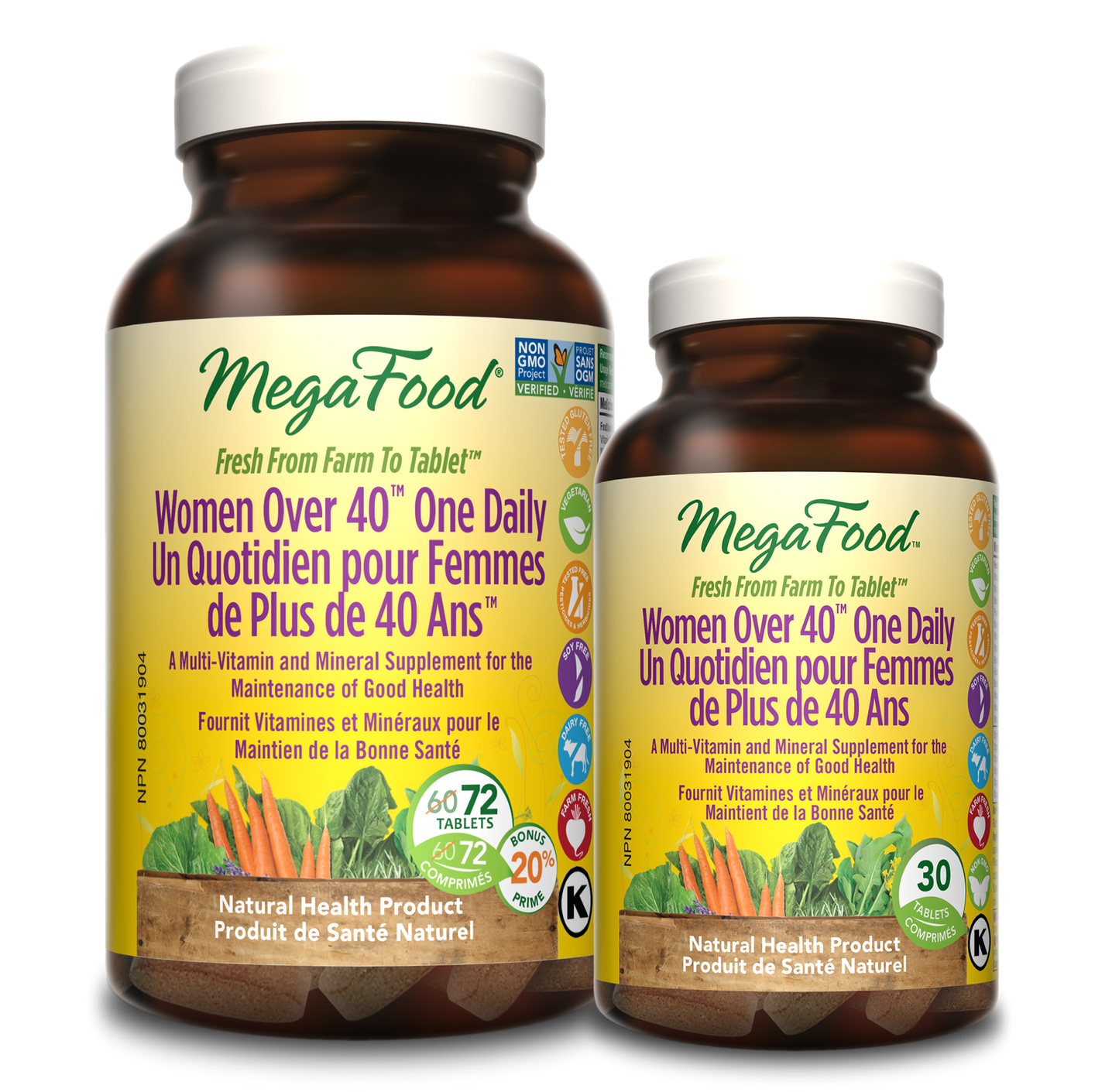 MegaFood - Women Over 40 One Daily - Bonus Size