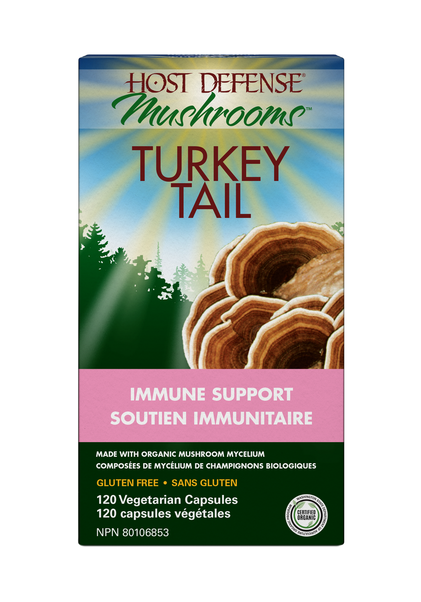 Host Defense - Turkey Tail Organic Mushroom