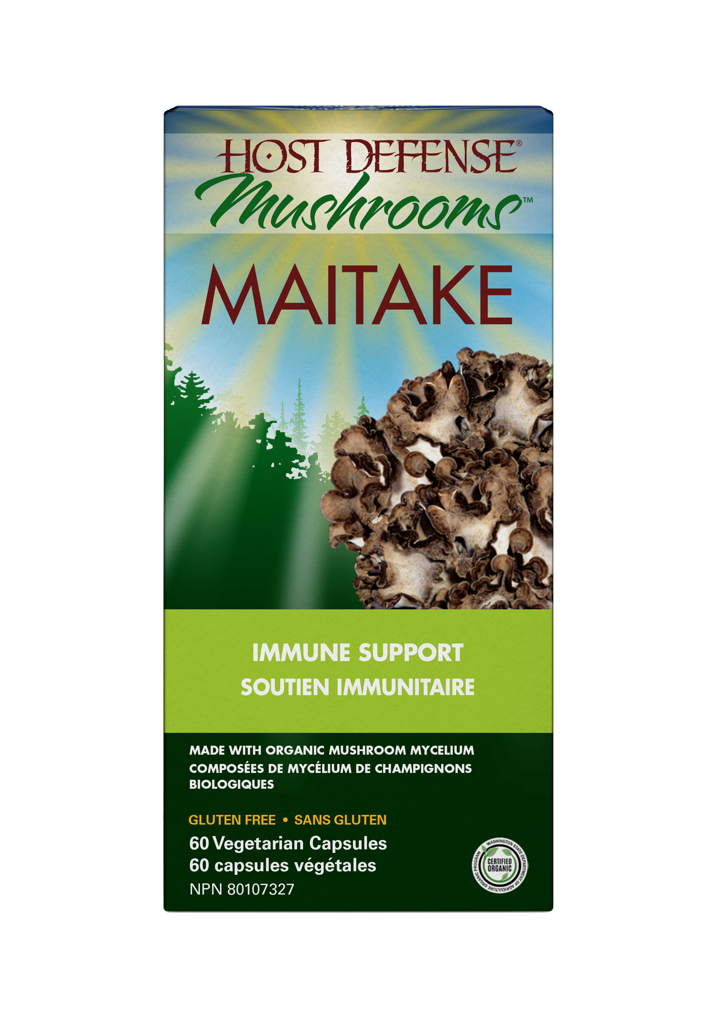 Host Defense - MAITAKE ORGANIC MUSHROOM
