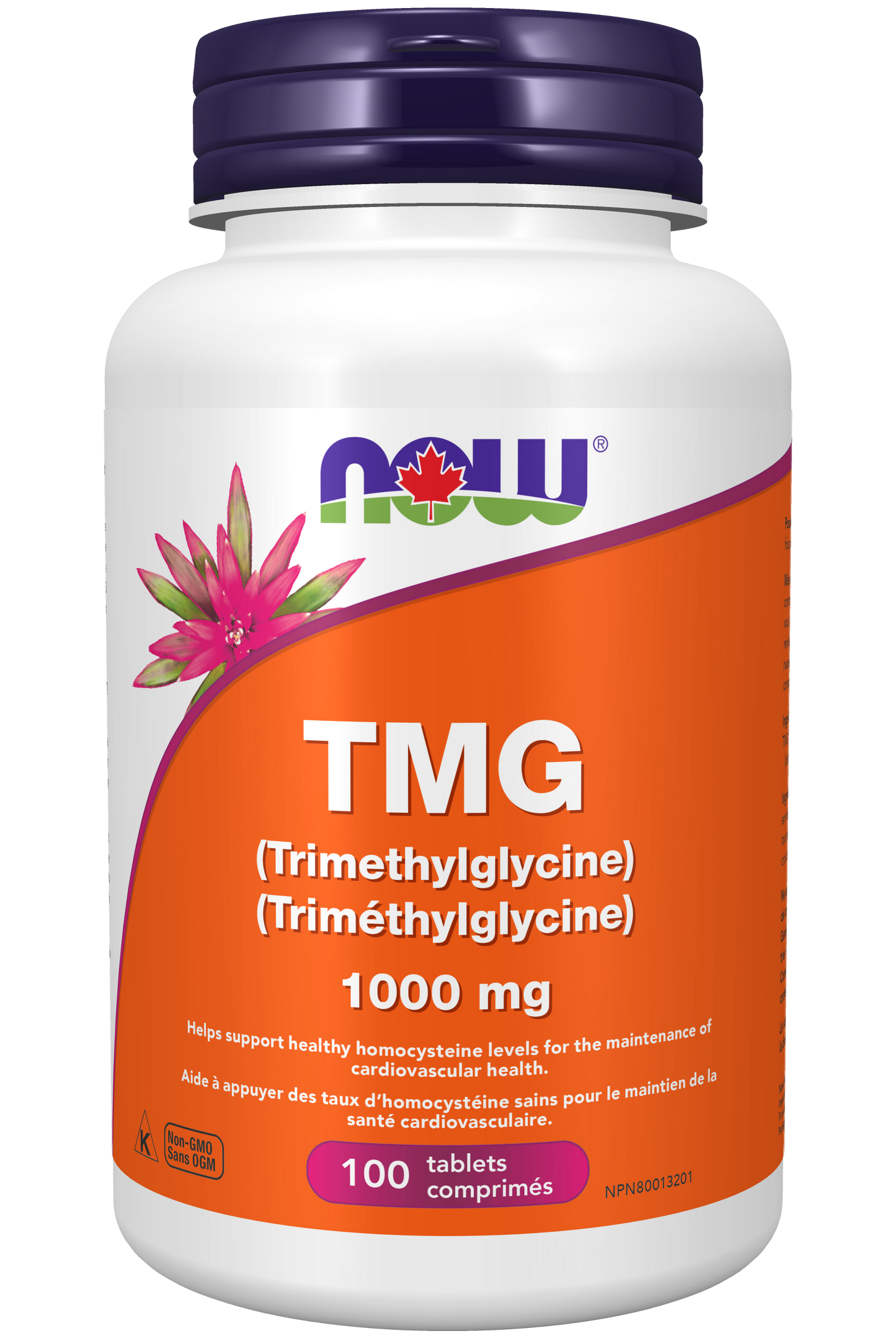 NOW - TMG (Trimethylglycine) - 1000 mg