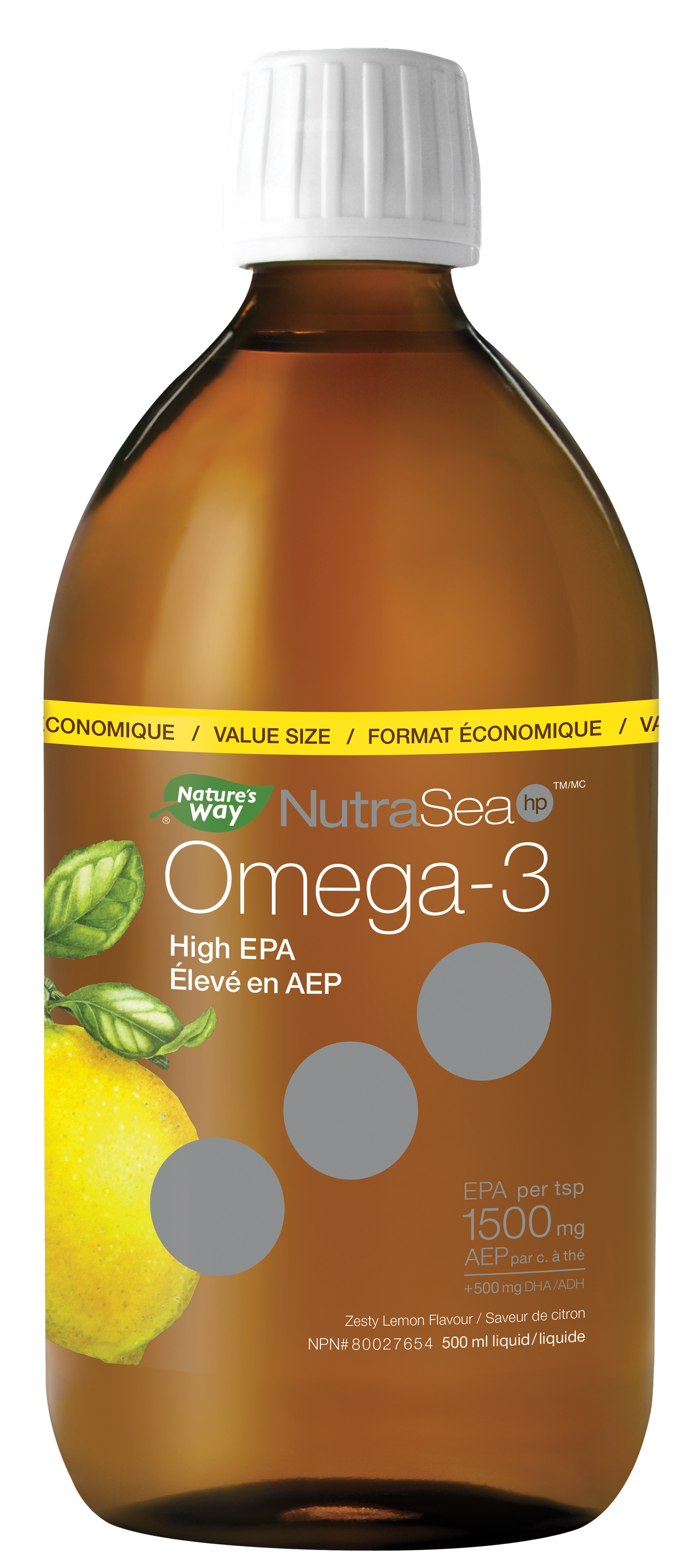 Nature's Way - NutraSea HP Omega-3 High EPA- Lemon Flavour