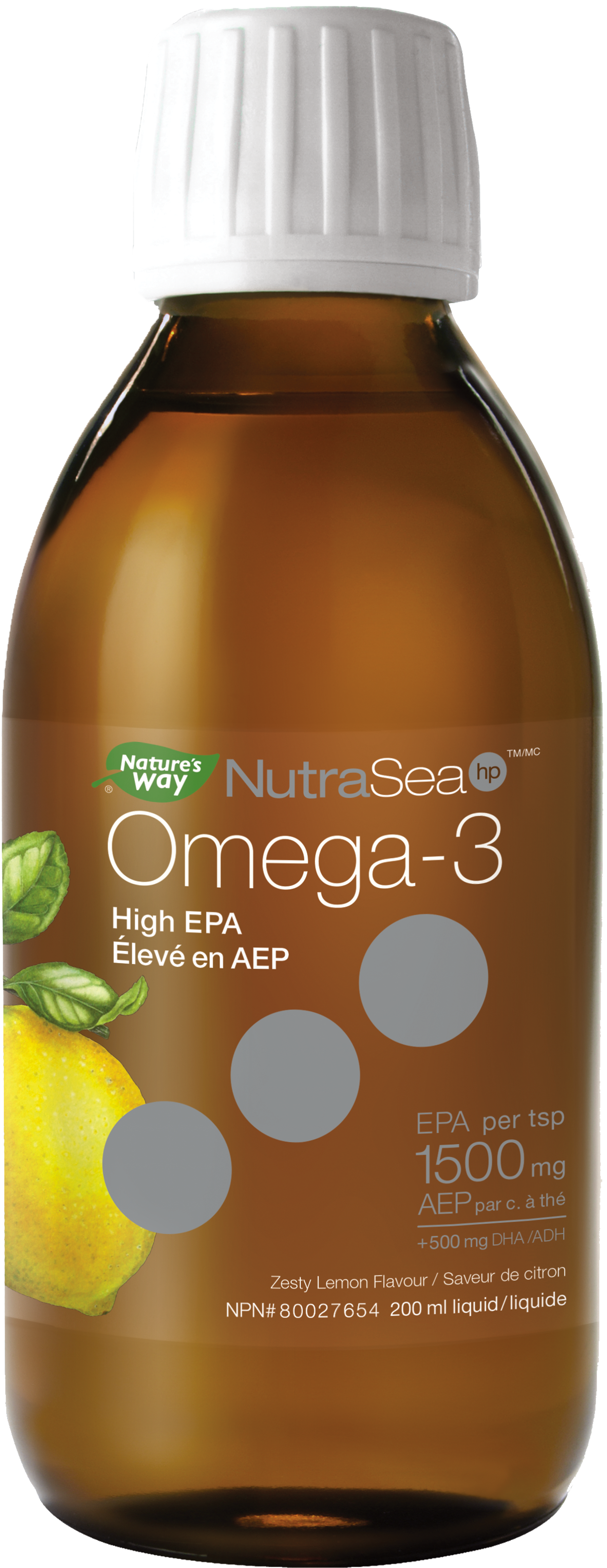 Nature's Way - NutraSea HP Omega-3 High EPA- Lemon Flavour