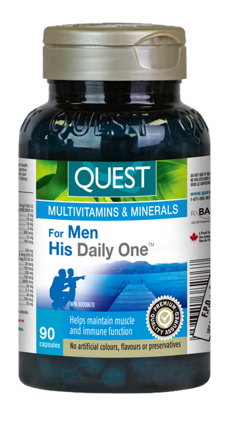 Quest - His Daily One for Men Multivitamins