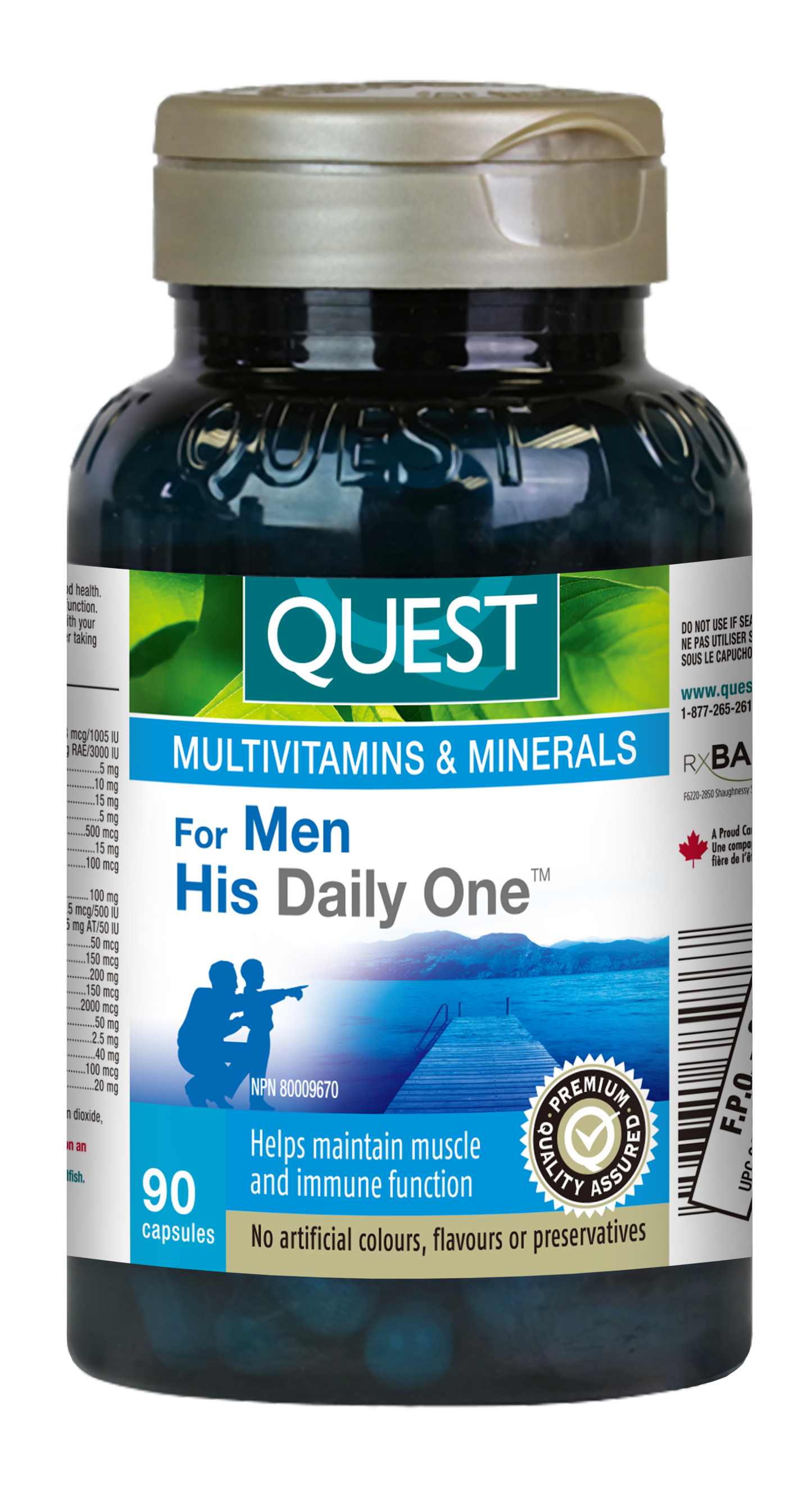 Quest - His Daily One for Men Multivitamins