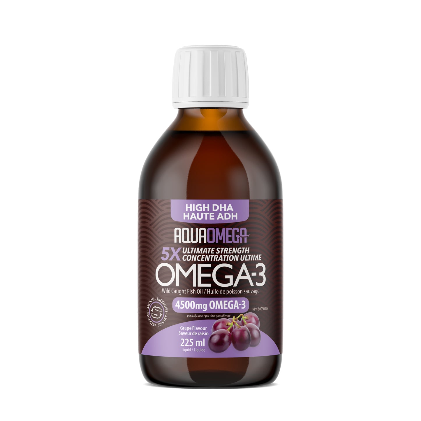 AquaOmega - High DHA Omega-3 Grape Flavour