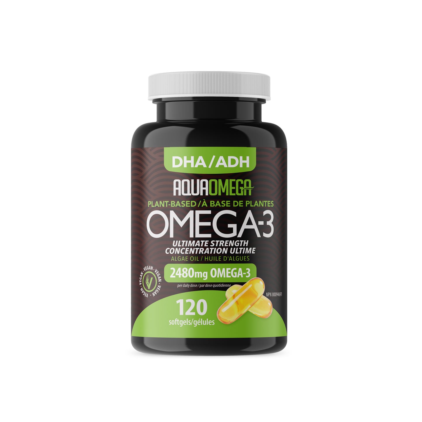 AquaOmega - Plant-Based High DHA Omega-3