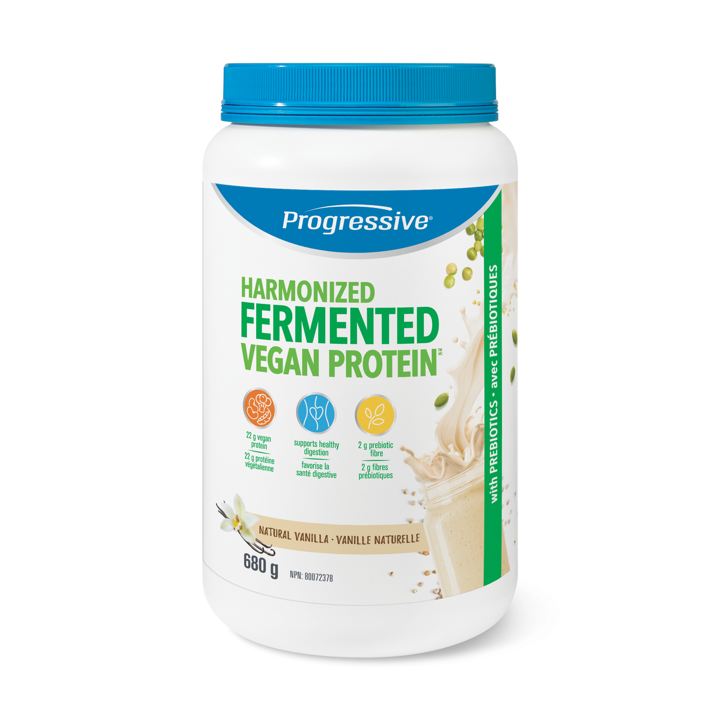 Progressive - Harmonized Fermented Vegan Protein - Natural Vanilla