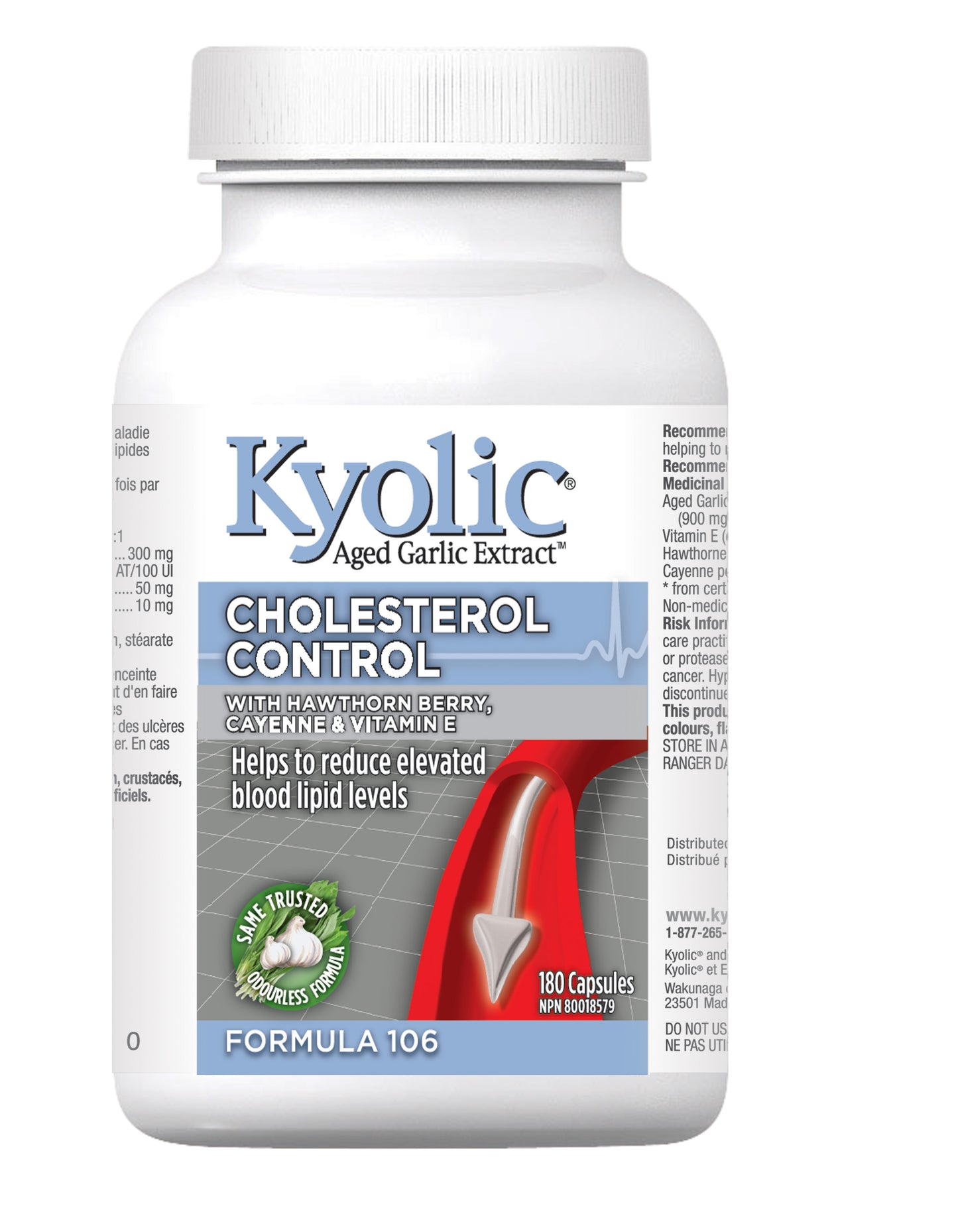 Kyolic - Formula 106 Cholesterol Control