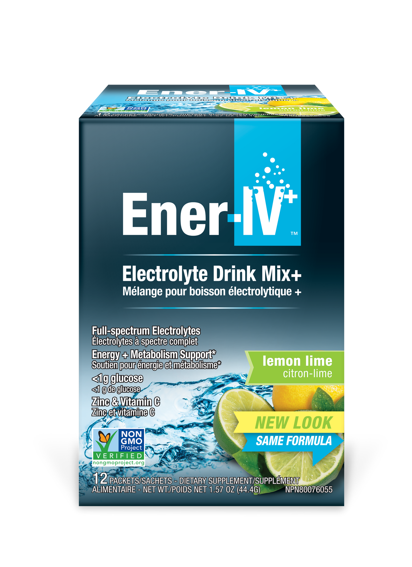Ener-Life - Ener-IV Sport Electrolyte Drink Mix Lemon Lime