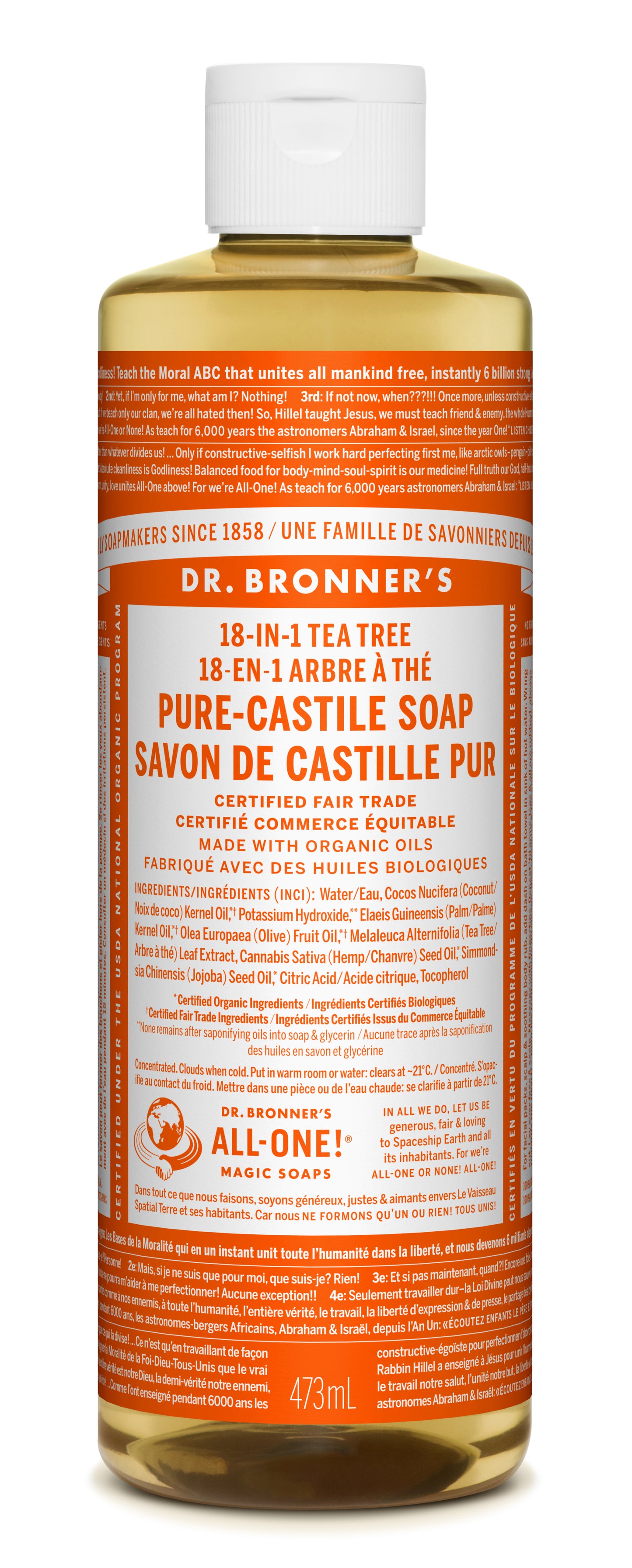 Dr. Bronner's - Pure Castile Soap Tea Tree