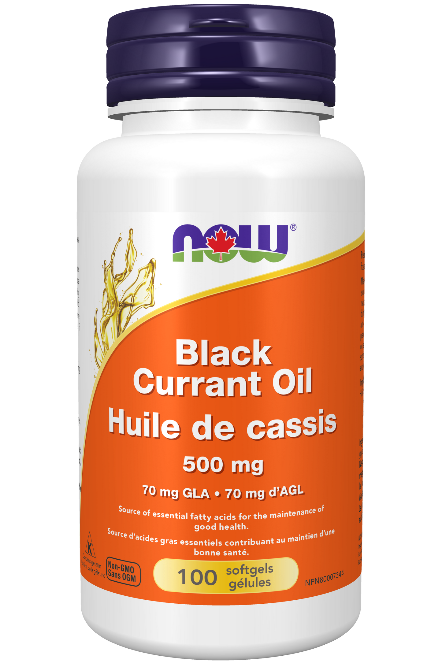 NOW - Black Currant Oil - 500 mg