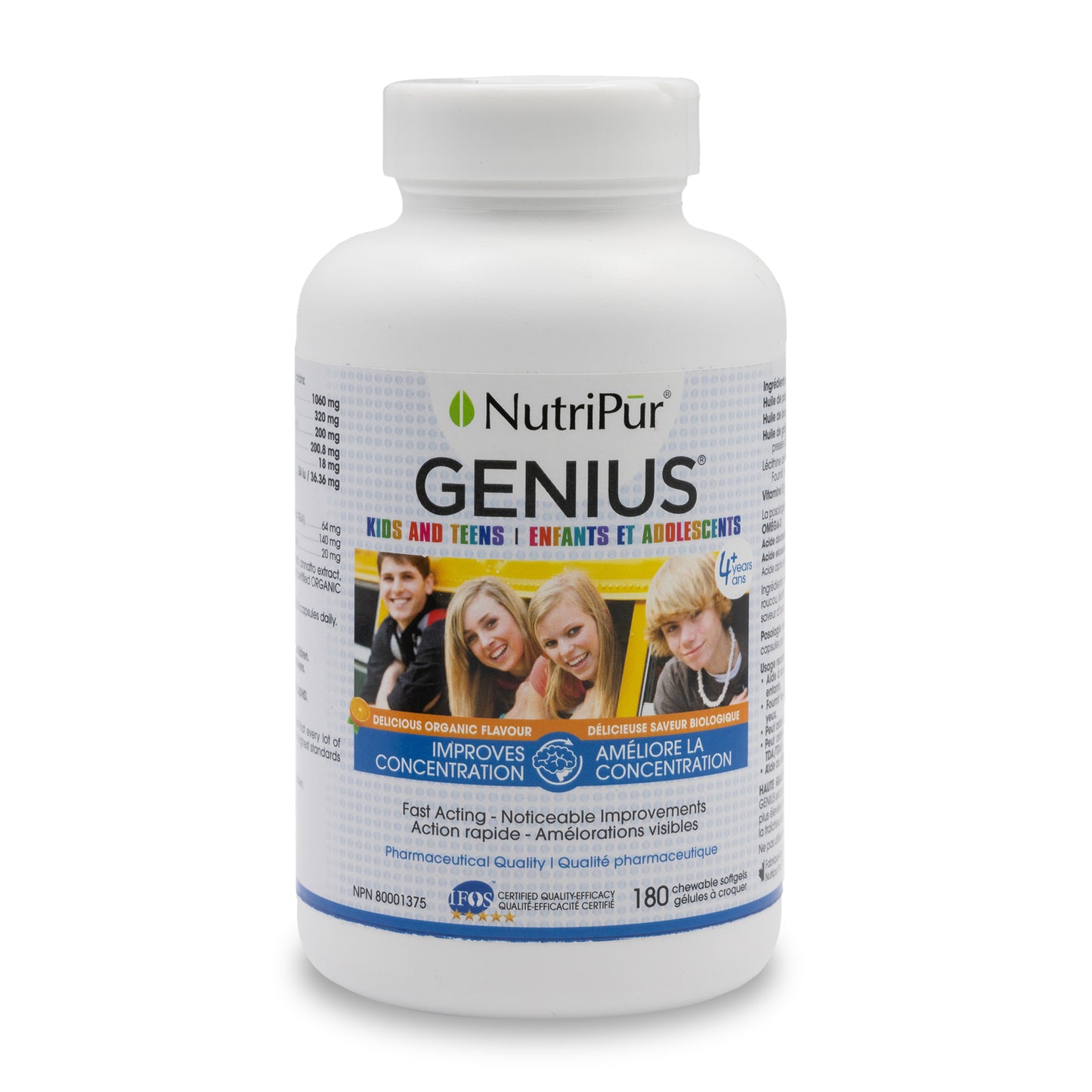 NutriPur - Genius Kids & Teens - Organic Orange