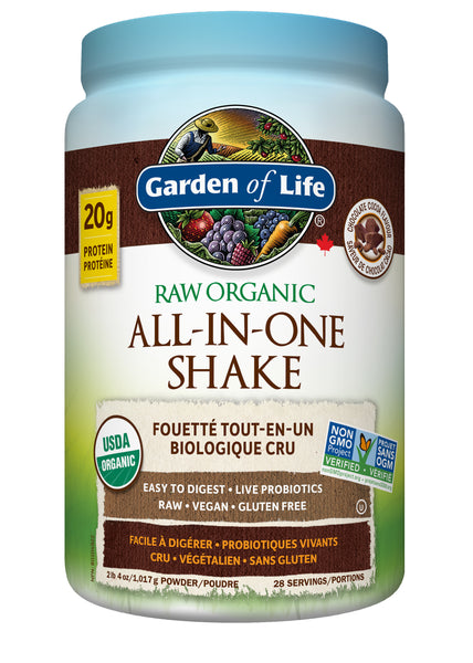Garden of Life - Raw Organic All-In-One Shake Chocolate Cocoa