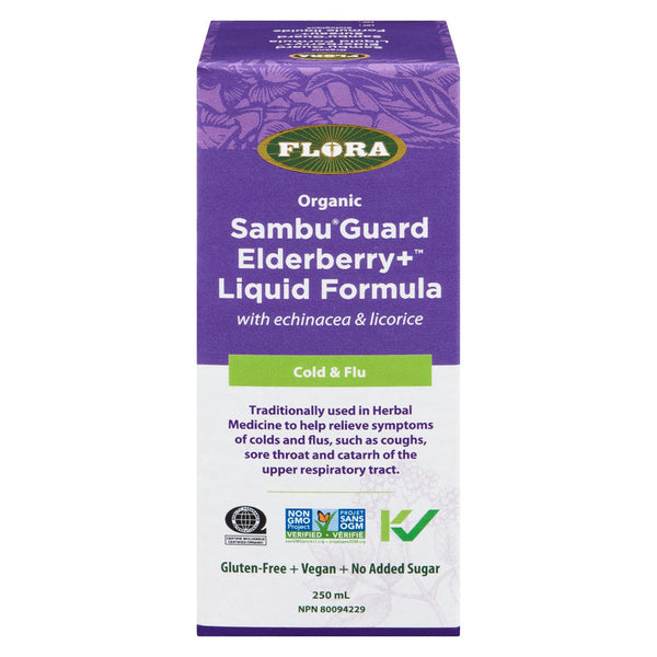 Flora - Organic Sambu Guard Elderberry + Liquid Fomula