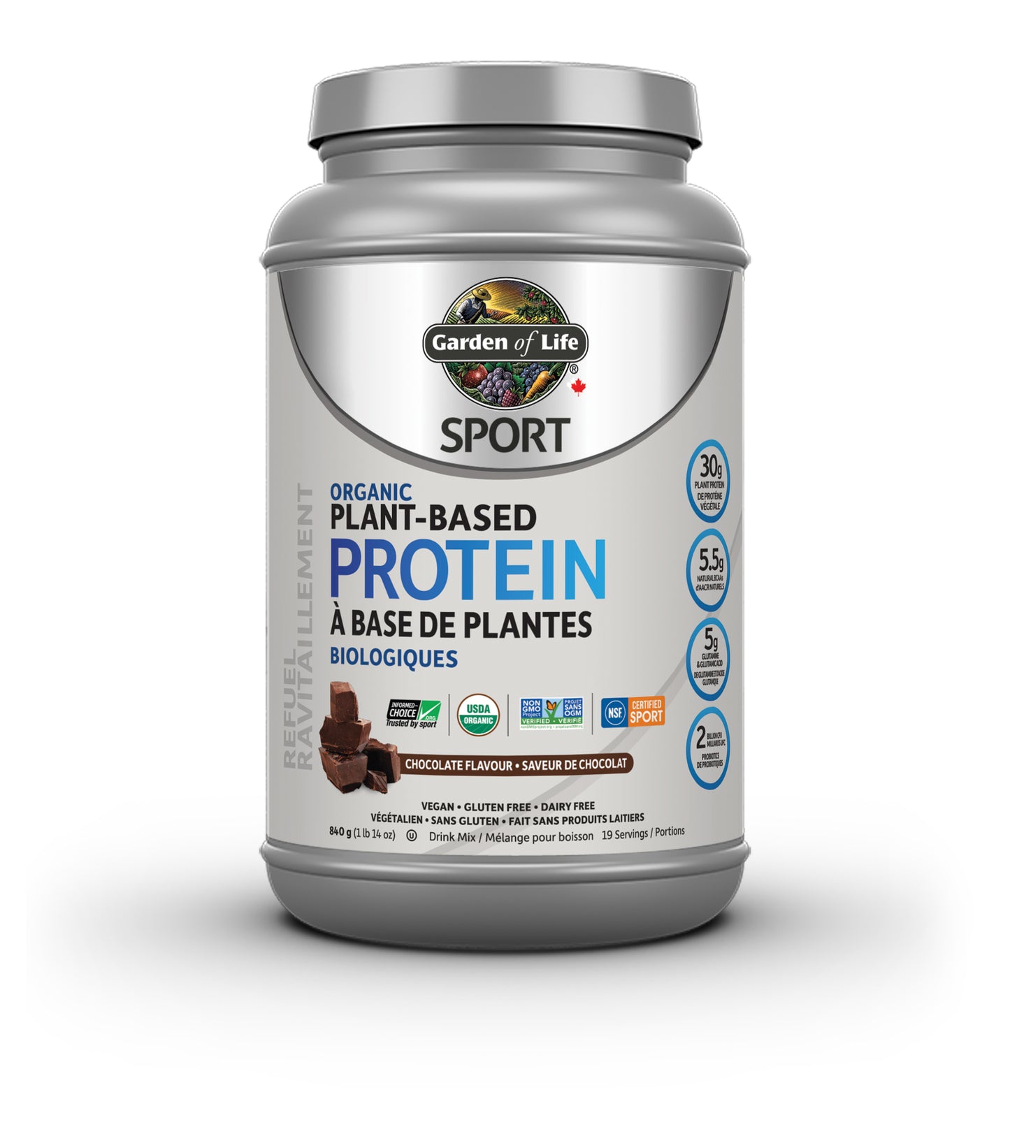 Garden of Life - Sport Organic Plant-Based Protein Chocolate