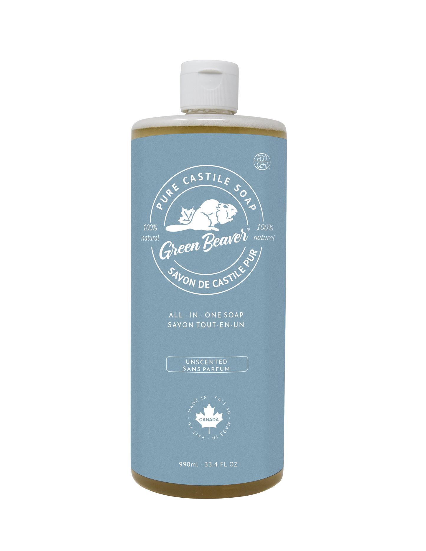 Green Beaver - All-In-One Pure Castille Soap Unscented