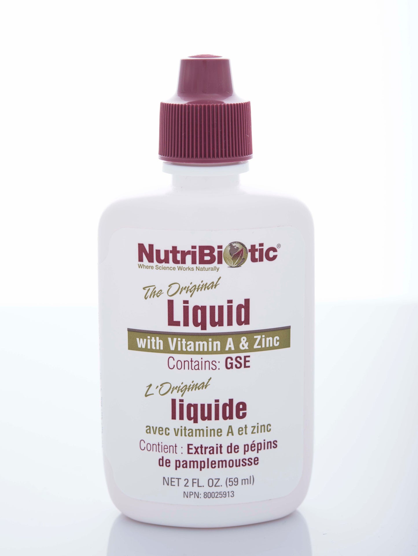 NutriBiotic - THE ORIGINAL LIQUID with VITAMIN A - Contains GSE