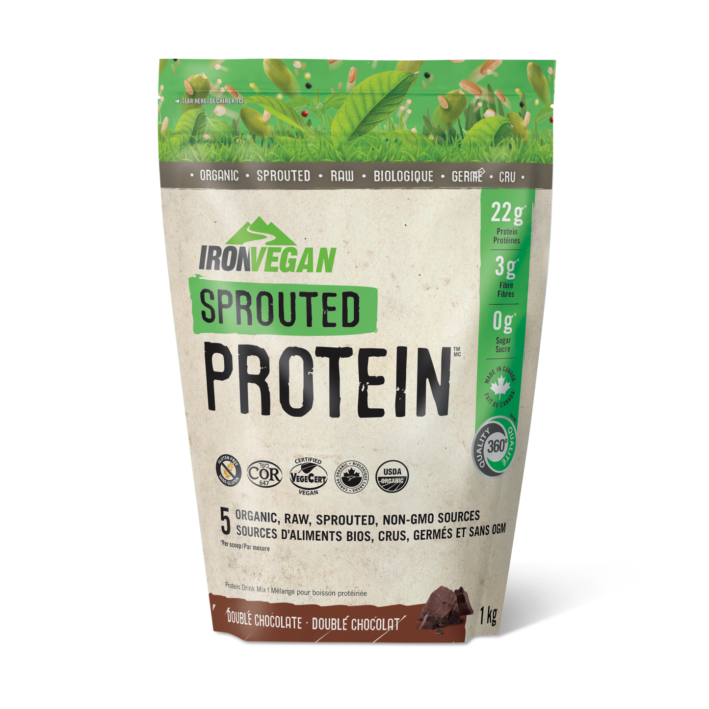 Iron Vegan - Sprouted Protein Double Chocolate