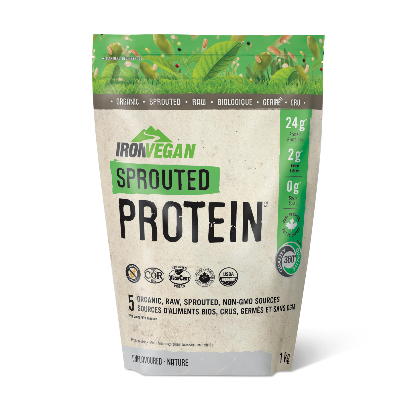 Iron Vegan - Sprouted Protein Unflavoured