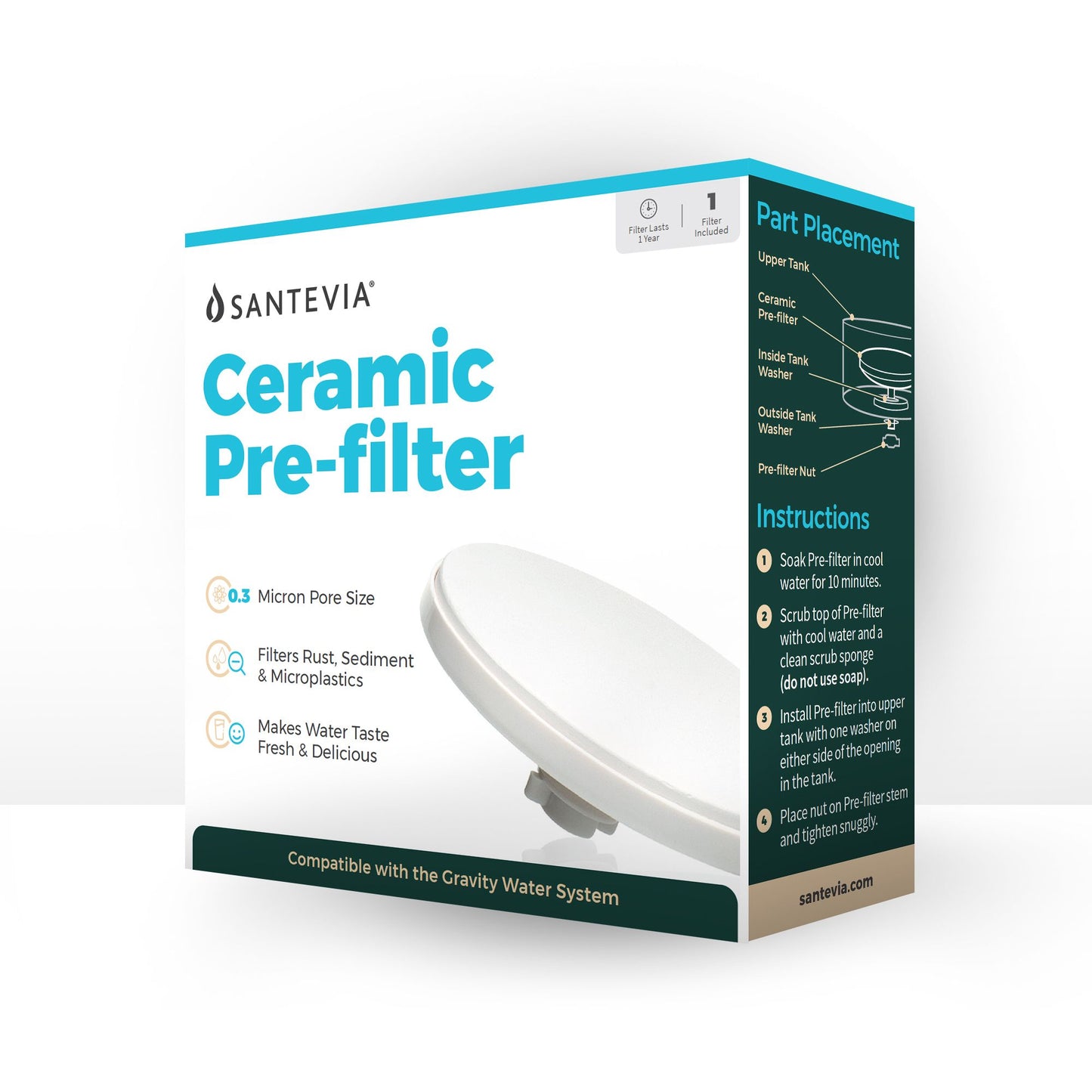 Santevia - Gravity Water System Ceramic Pre-Filter