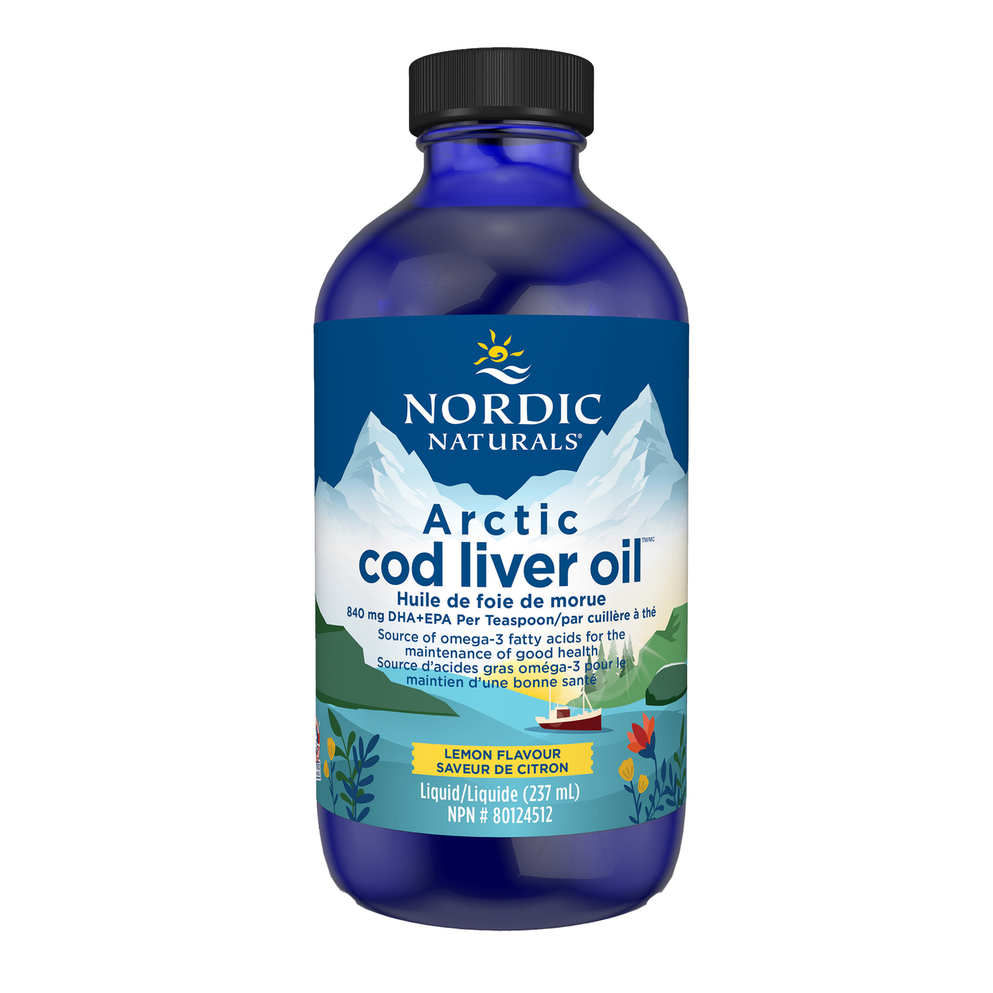 Nordic Naturals - Arctic Cod Liver Oil - Lemon Flavour