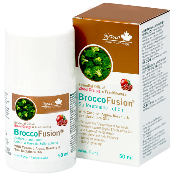 Newco - Broccofusion Sulforaphane Lotion - Blood Orange & Frankincense