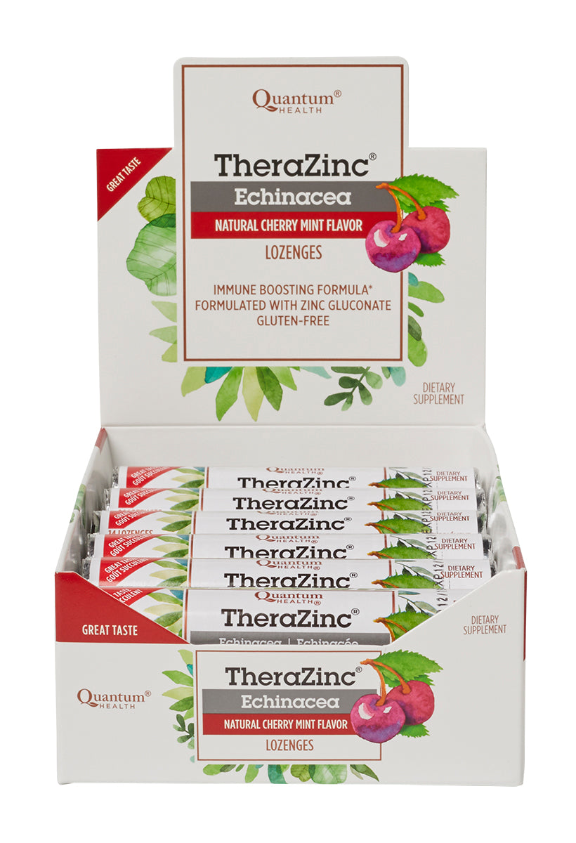 Quantum Health - TheraZinc Echinacea Lozenges - Cherry-Mint