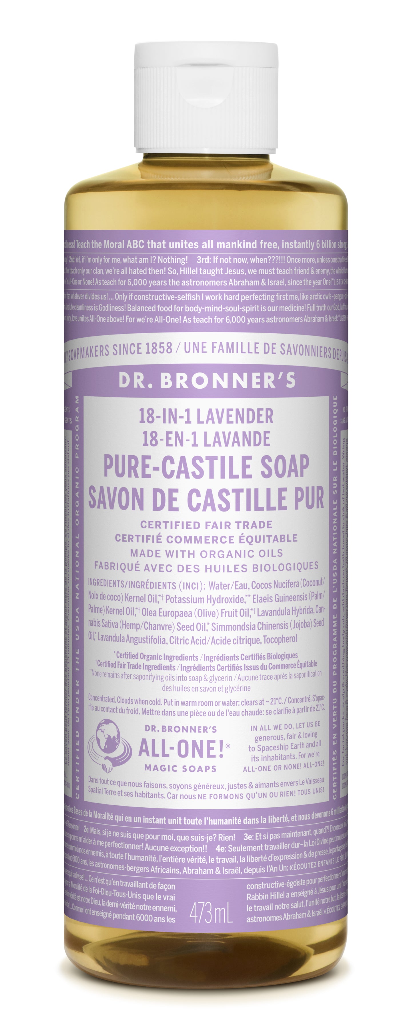 Dr. Bronner's - Pure Castile Soap Lavender 473 mL
