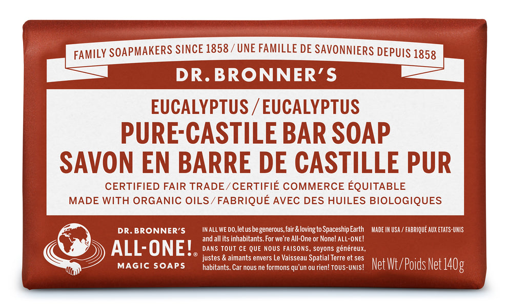 Dr. Bronner's - Pure Castile Bar Soap Eucalyptus