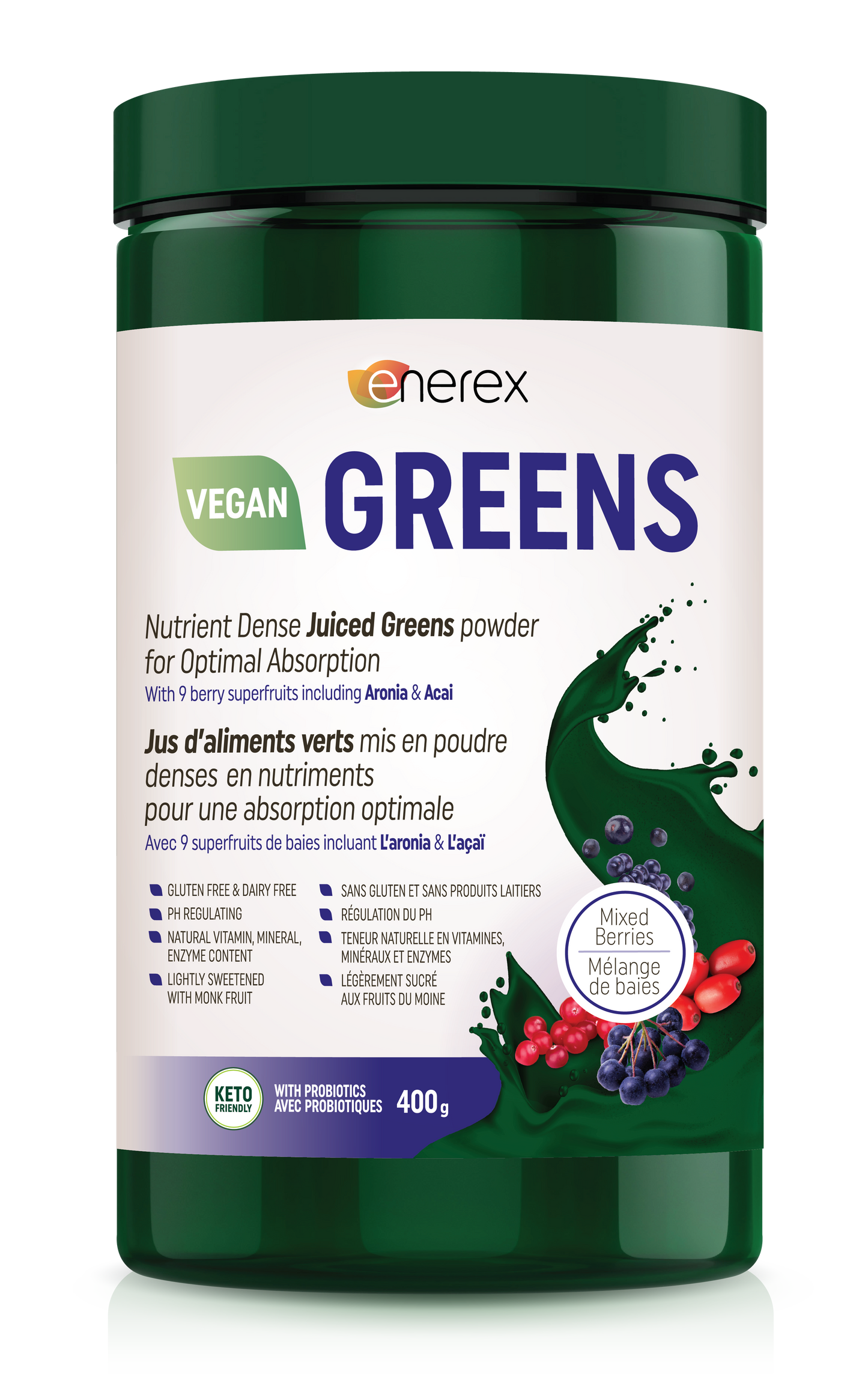 Enerex - Greens Mixed Berries