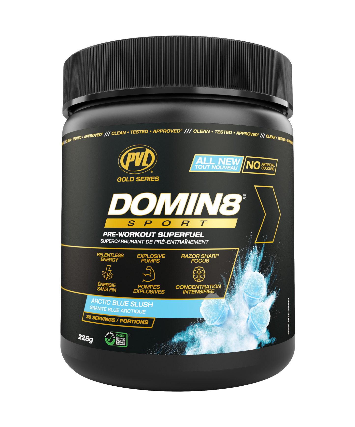 PVL - Domin8 Sport - Arctic Blue Slush