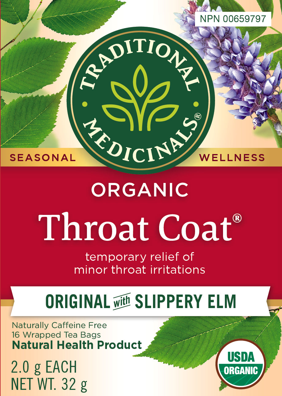 Traditional Medicinals - Organic Throat Coat Tea