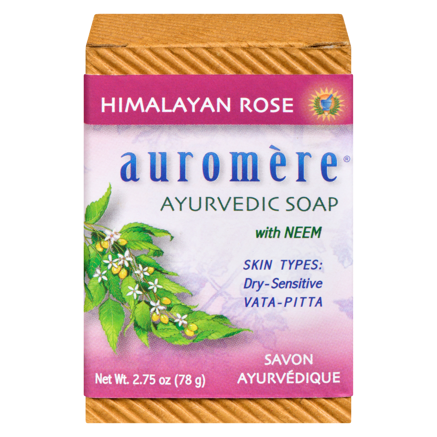 Auromere - Ayurvedic Soap Himalayan Rose