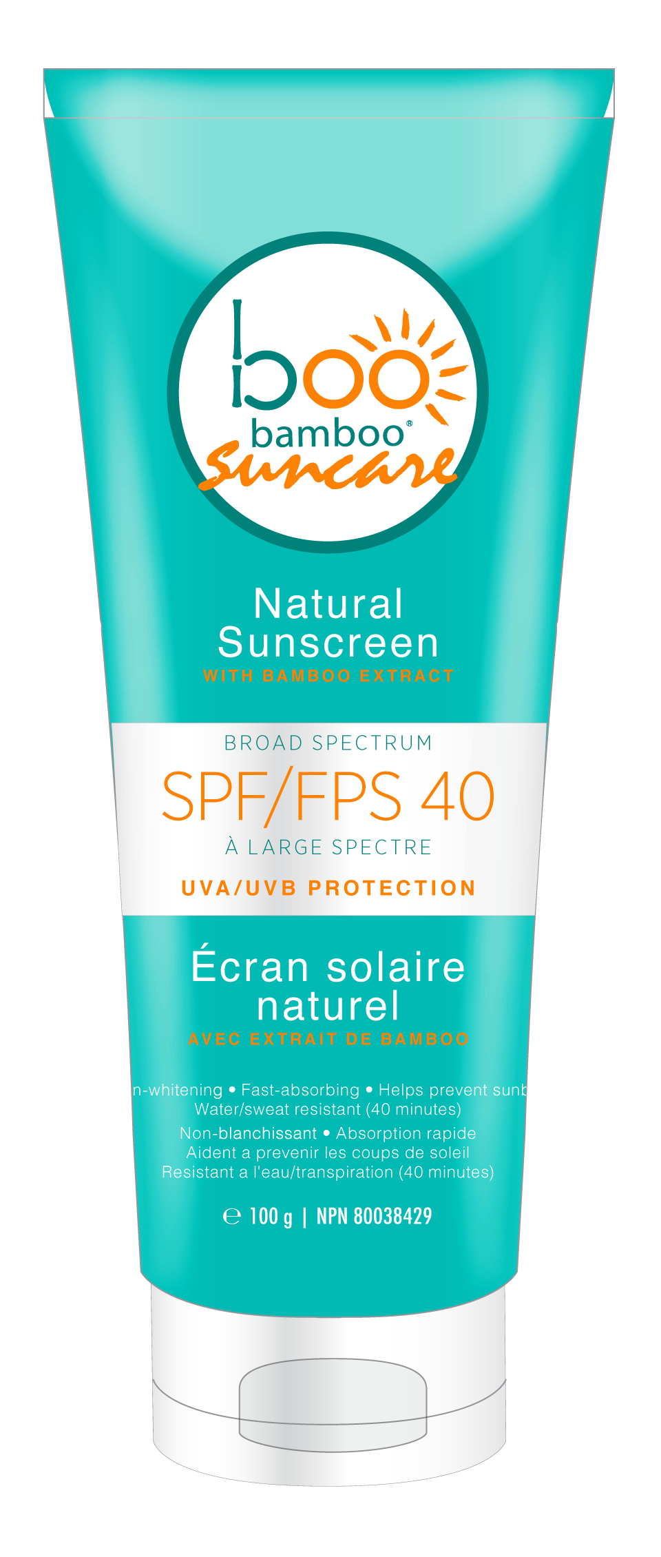 Boo Bamboo - Natural Sunscreen SPF40
