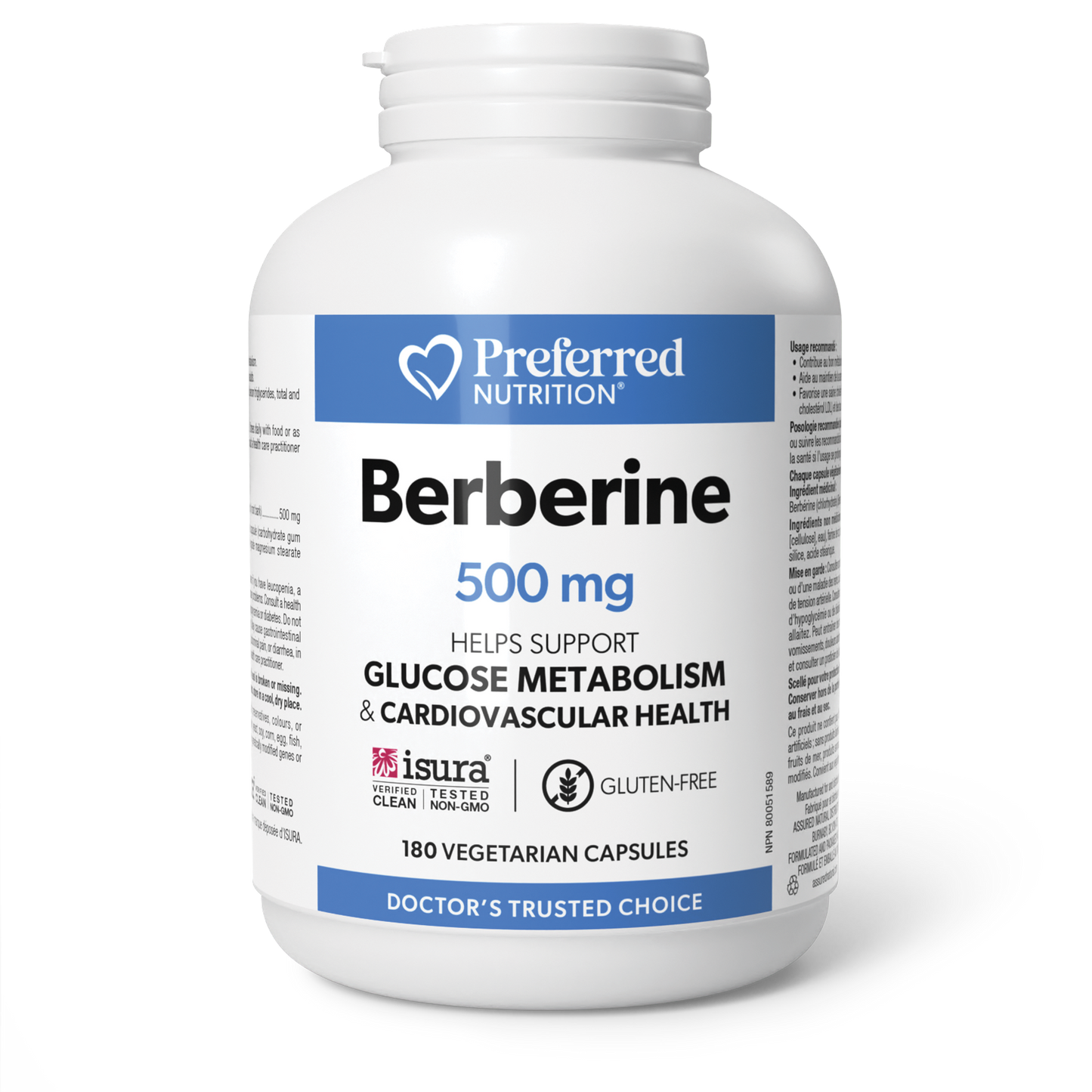 Preferred Nutrition - Berberine 500mg