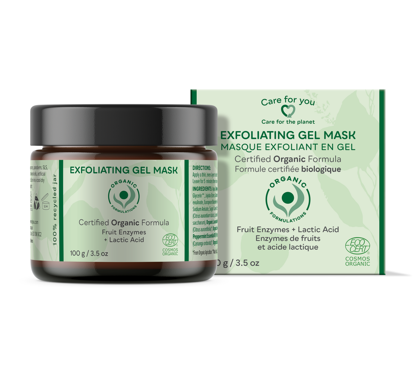 Organic Formulations - Exfoliating Gel Mask