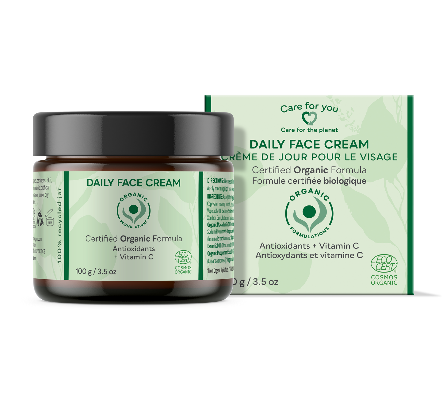 Organic Formulations - Daily Face Cream