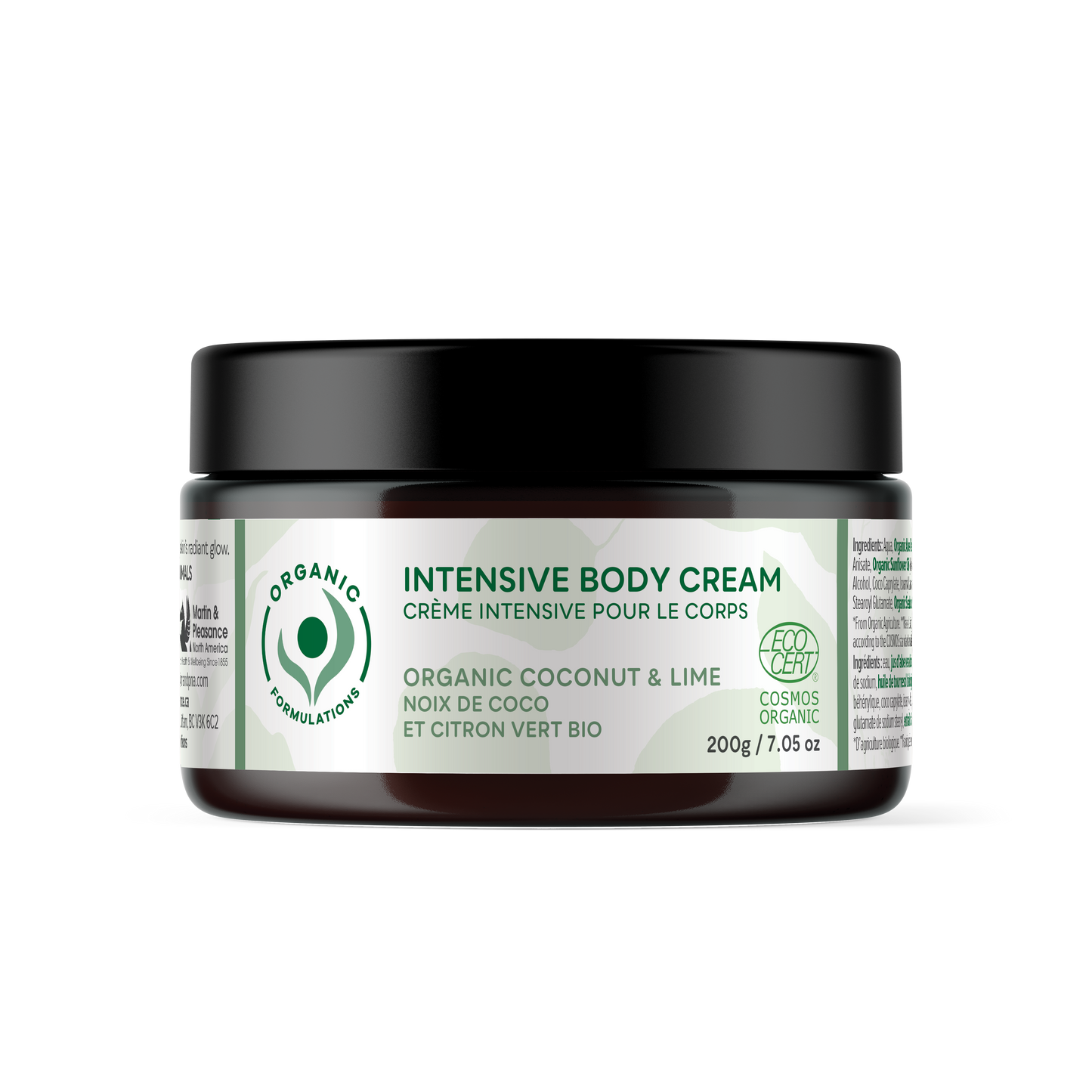 Organic Formulations - Intensive Body Cream Coconut & Lime