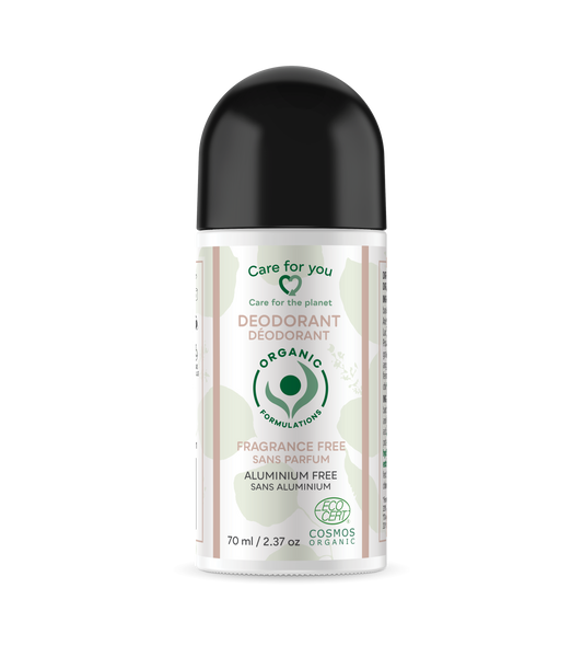 Organic Formulations - Organic Formulations Natural Deodorant Fragrance Free 70ml
