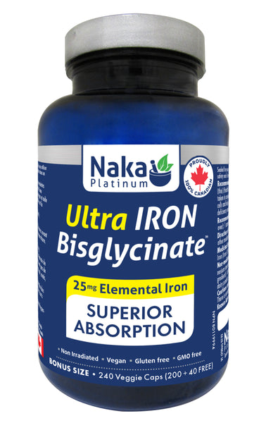 Naka - Ultra Iron Bisglycinate - Bonus Size