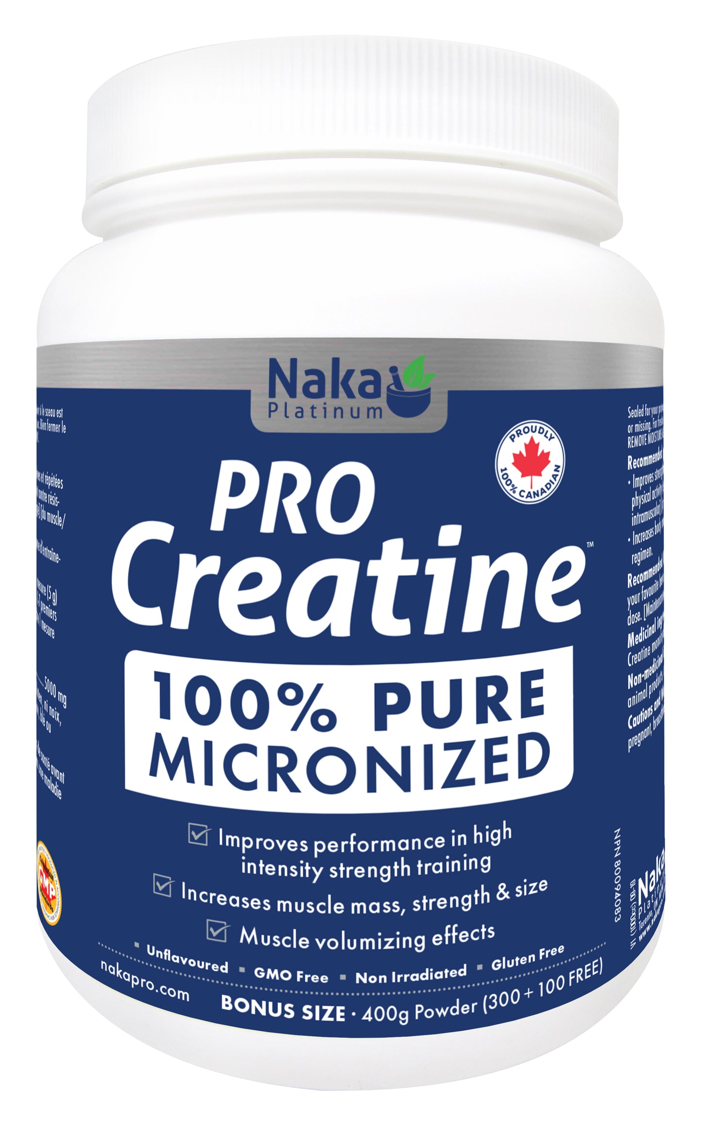 Naka - Pro Micronized Creatine 5000mg
